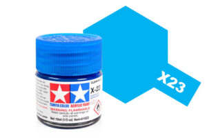 Acrylic Mini X-23 Clear Blue