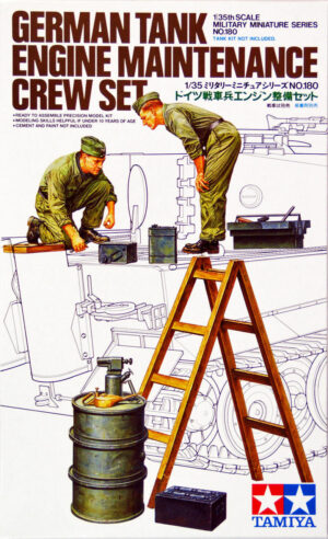 Tamiya German Tank Engine Maintenance Crew Set 35180